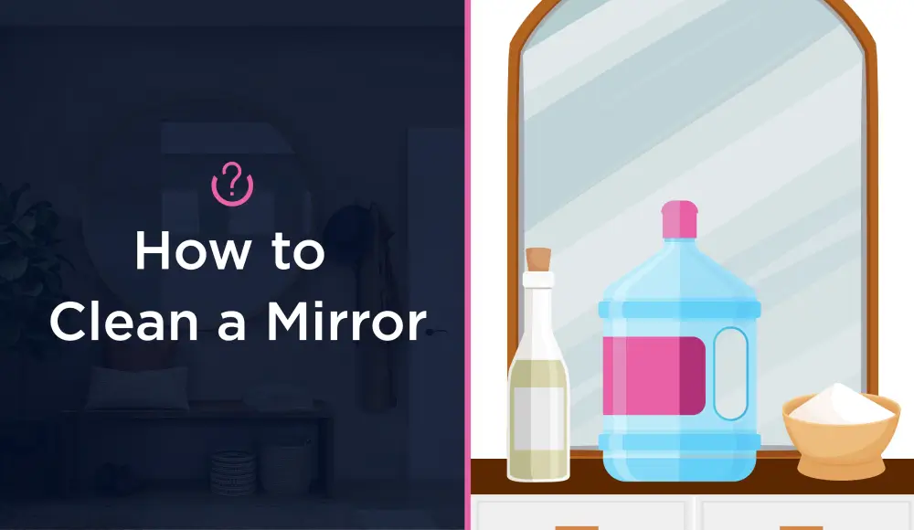 Molly Maid How to Clean a Mirror banner image.